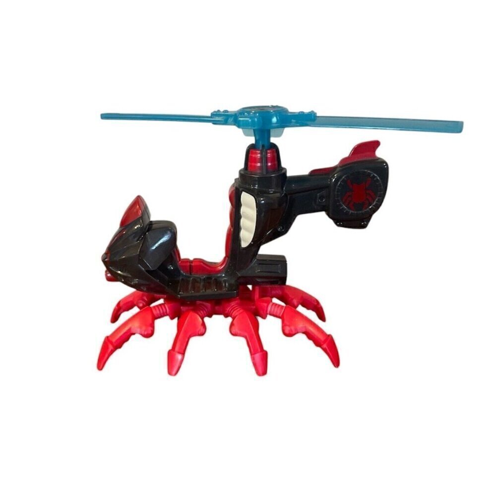 Playskool Adventures Marvel Spiderman Helicopter Blue Flying Blades 5" Copter